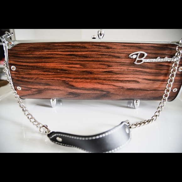 Vintage Littlearth Wood front Purse. - Picture 3 of 3